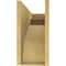 Ekena Millwork 8"W x 24"D x 16"H Classic Viola Rough Cedar Woodgrain TimberThane Corbel, Primed Tan CORUR08X24X16VIORCPR - alternate 4